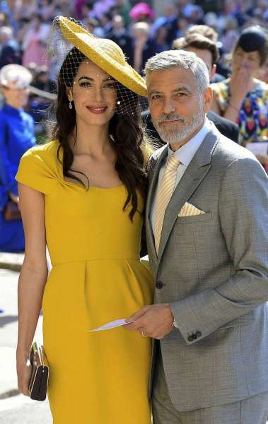 O ator americano George Clooney e sua esposa, a advogada britânica Amal Clooney