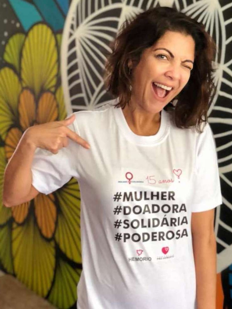 Thalita Rebouças em campanha do Hemorio