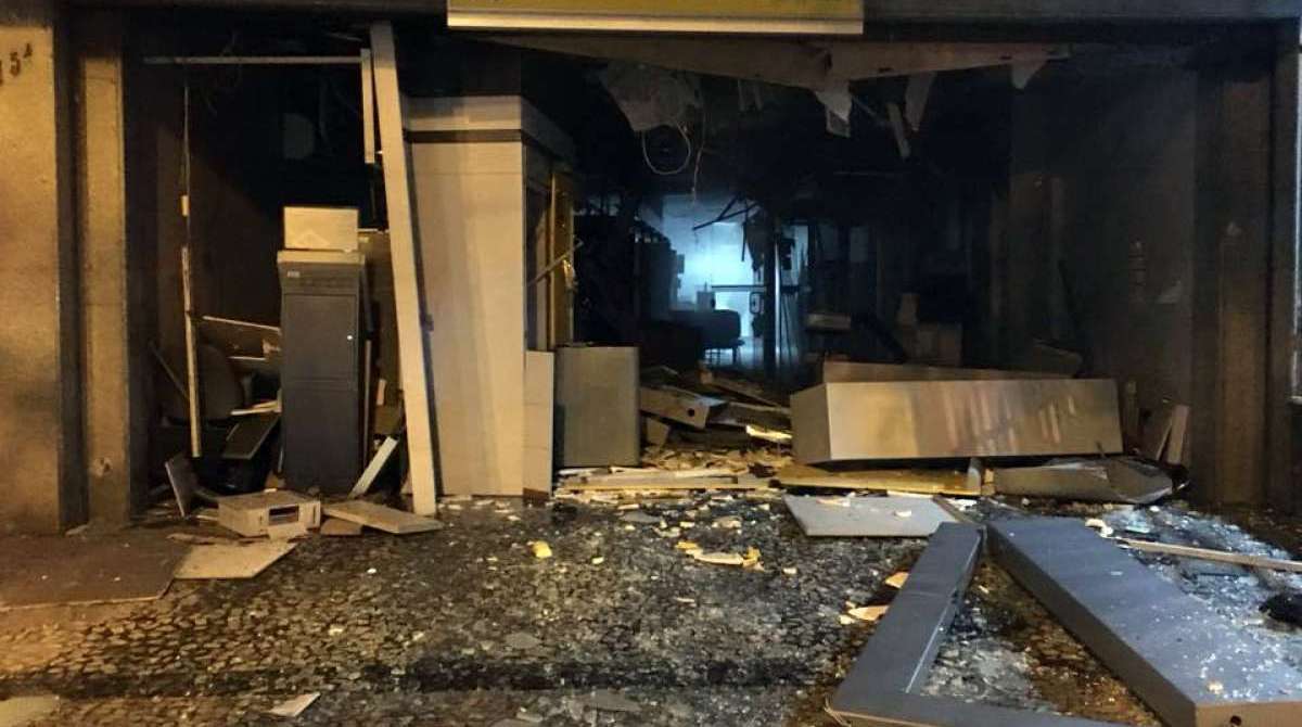 Os estragos na agência