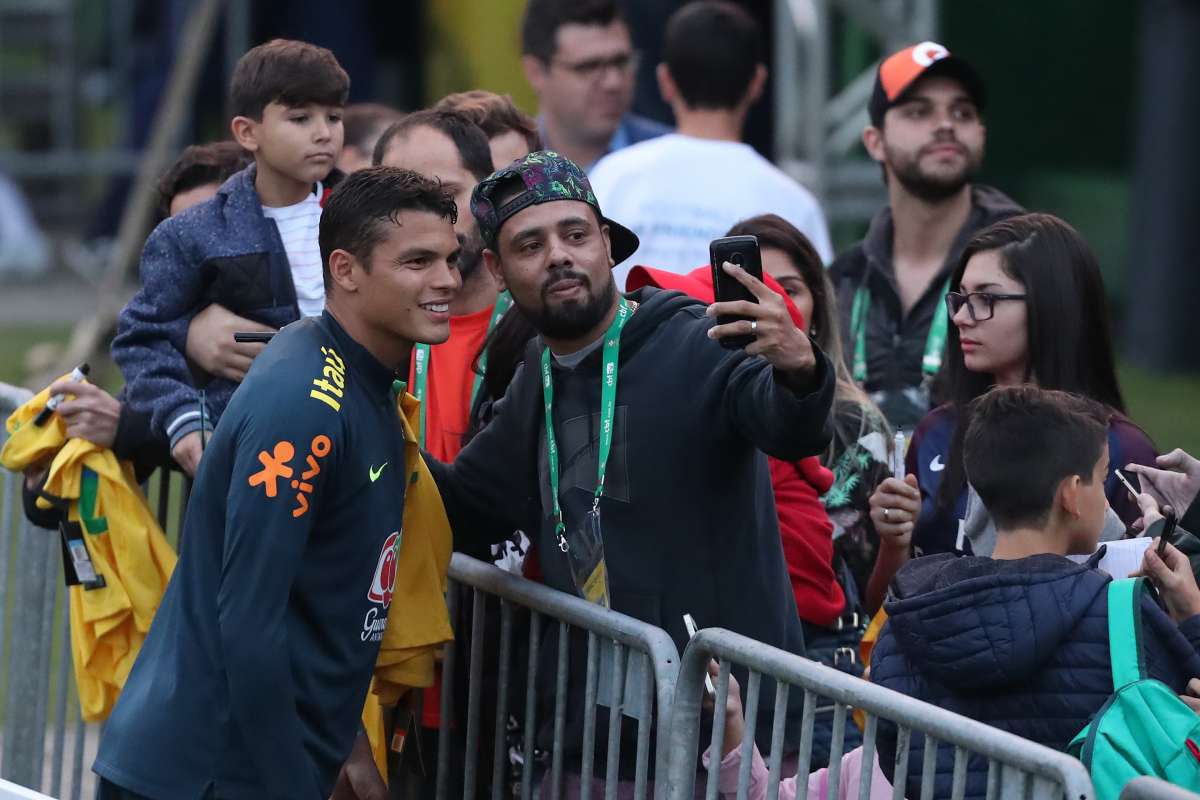 24/05/2018 - Jogadores da seleção brasileira de futebol treinam para a Copa do Mundo, na Granja Comary. Na imagem, treino na tarde de hoje com a presença do técnico Tite e os jogadores Neymar, Fred, Thiago Silva, Danilo, Renato Augusto, William, Paulinho, Gabriel Jesus, entre outros. Foto de Alexandre Brum / Agência O Dia - ATAQUE FUTEBOL CIDADE FIFA WORLD CUP CAMPEONATO INTERNACIONAL RÚSSIA 2018 COPA DO MUNDO
