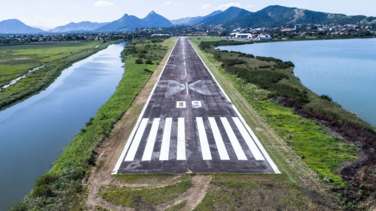 Aeroporto de Araçatiba, em Maricá  - Divulgação / Prefeitura de Maricá