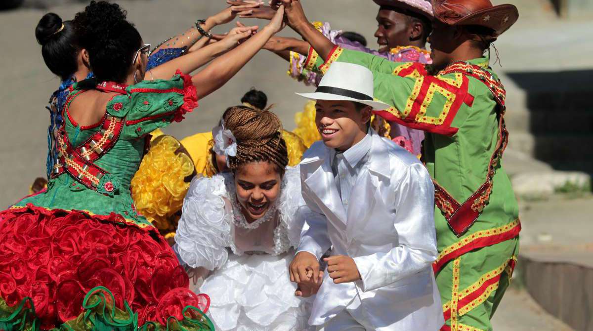 29/05/2018 - BAIXADA. Quadrilhas de festa Junina.Quadrilha Gonzagão do Pavilhão.Foto: Fernanda Dias / Agência O Dia.