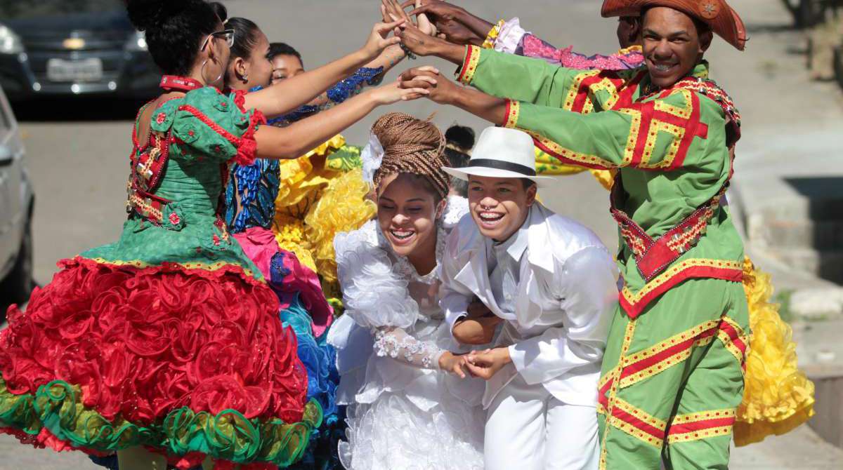 29/05/2018 - BAIXADA. Quadrilhas de festa Junina.Quadrilha Gonzagão do Pavilhão.Foto: Fernanda Dias / Agência O Dia. - Fernanda Dias