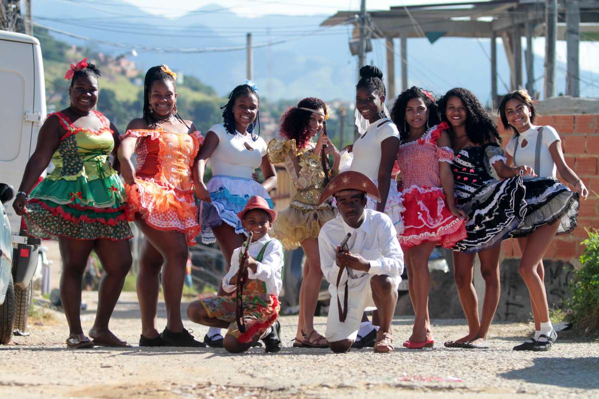29/05/2018 - BAIXADA. Quadrilhas de festa Junina.Quadrilha Geração de Ouro.Foto: Fernanda Dias / Agência O Dia.