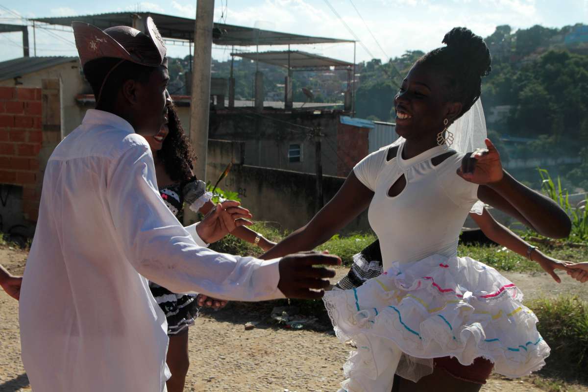 29/05/2018 - BAIXADA. Quadrilhas de festa Junina.Quadrilha Geração de Ouro.Foto: Fernanda Dias / Agência O Dia.