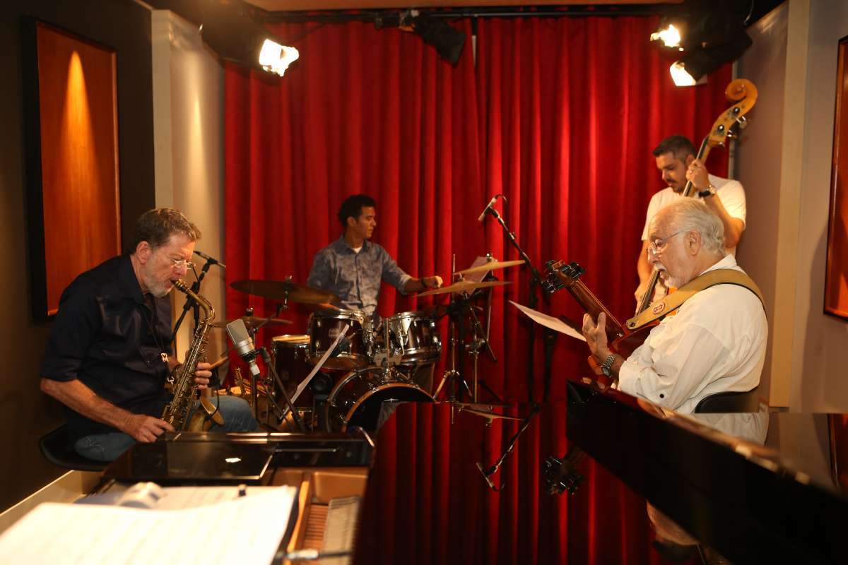 Caetano Veloso e Leo Gandelman