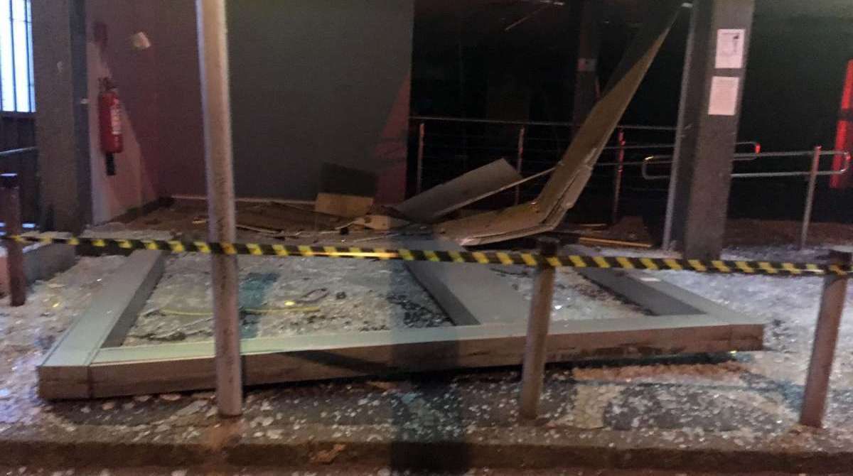 Cápsulas de tiros disparados