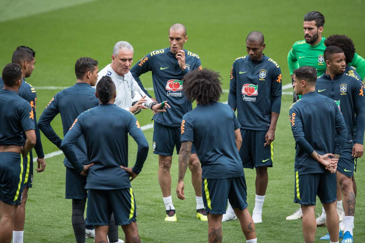Sele&ccedil;&atilde;o treinou antes de enfrentar a Cro&aacute;cia - Pedro Martins / MoWA Press