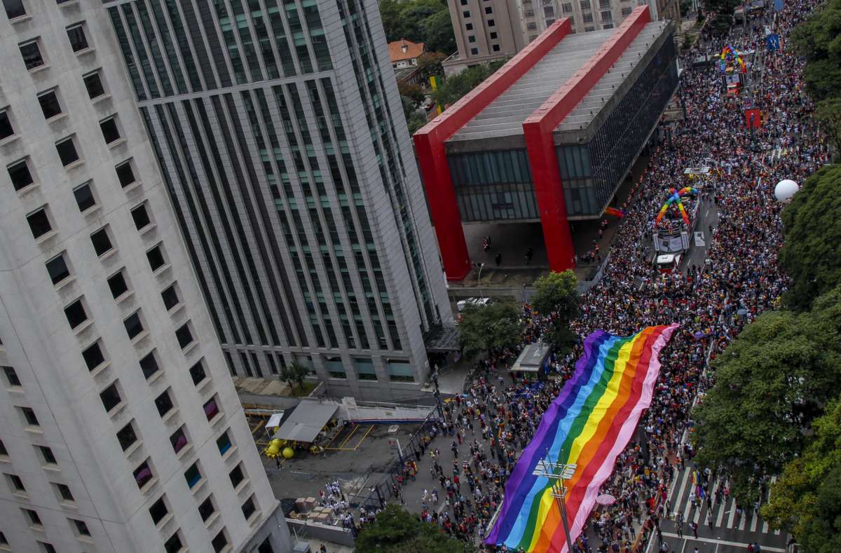 Parada LGBT em São Paulo O Dia