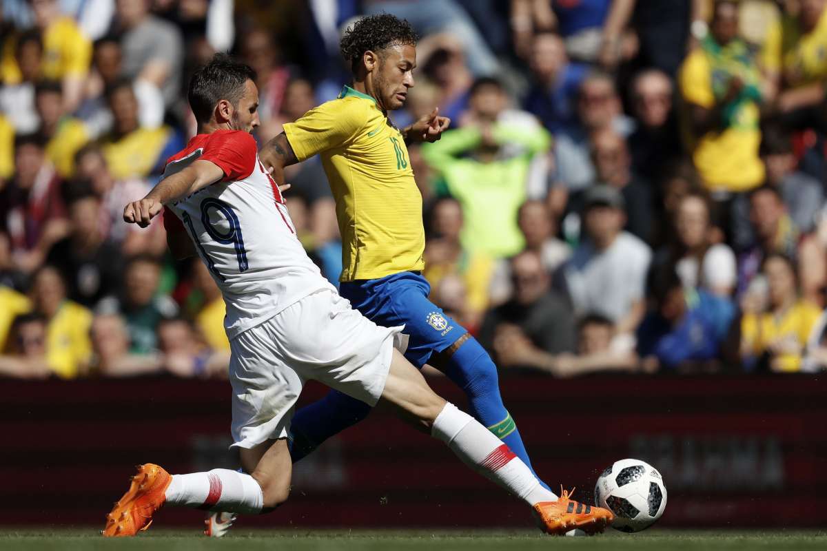 Sele&ccedil;&atilde;o brasileira faz 2 a 0 na Cro&aacute;cia em amistoso em Liverpool