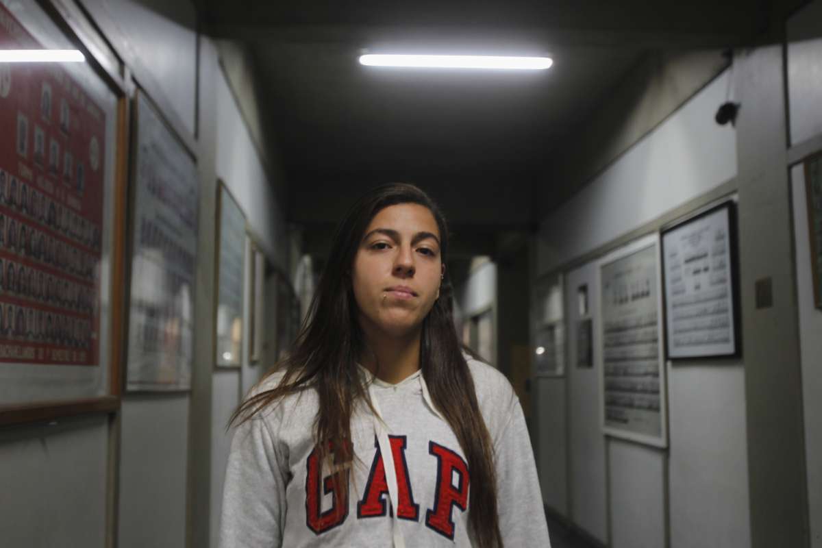 Jogos Universit&aacute;rios na Regi&atilde;o Serrana do Rio teve caso de Racismo que est&aacute; sendo investigado,  na foto  Renata  Azevedo estudante de Direito na Uerj falando sobre o caso, Foto  Severino  Silva Agencia O Dia