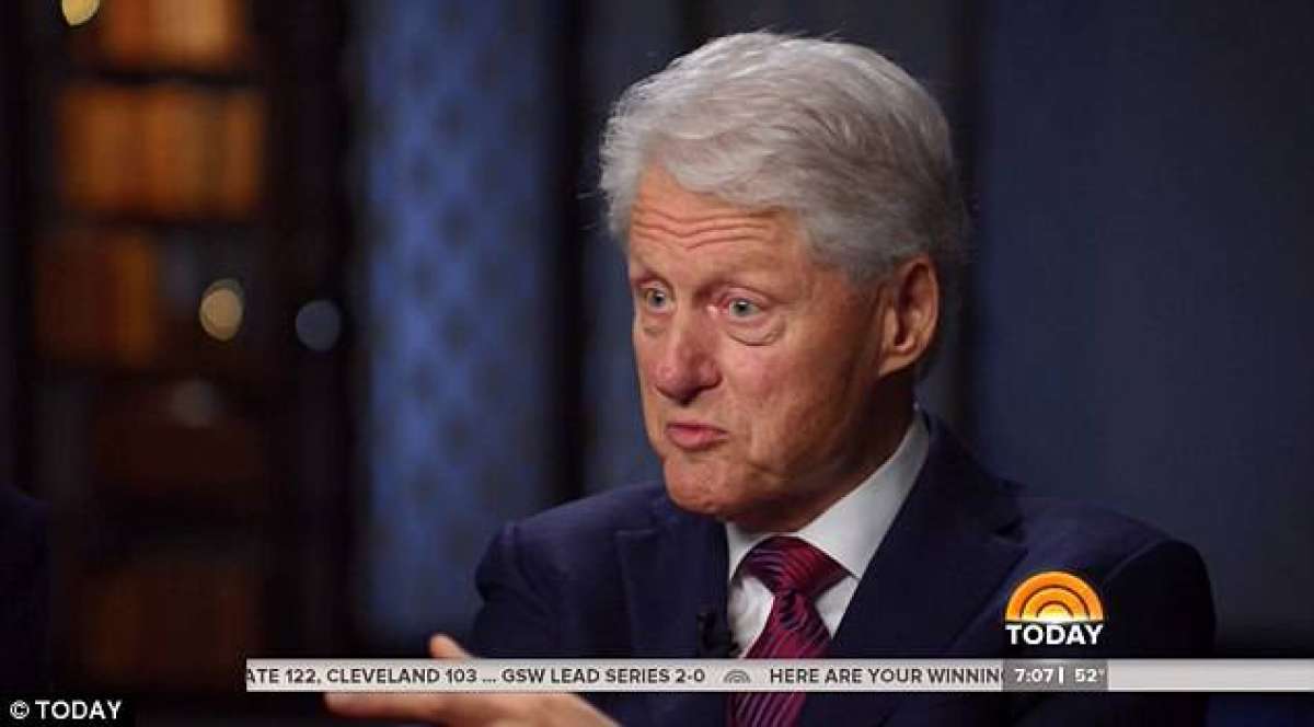 O ex-presidente americano Bill Clinton diz em entrevista a rede americana NBC que ele nunca pediu desculpas pessoalmente a Monica Lewinsky, que teve a vida virada do avesso após a divulgação de um caso entre os dois - Reprodução/ NBC