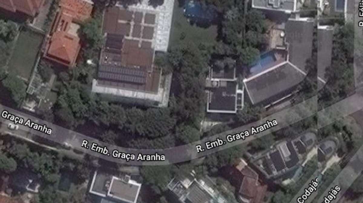 Duas pessoas foram feitas reféns em condomínio nobre do Leblon, na Zona Sul do Rio - Reprodução/ Google Maps 