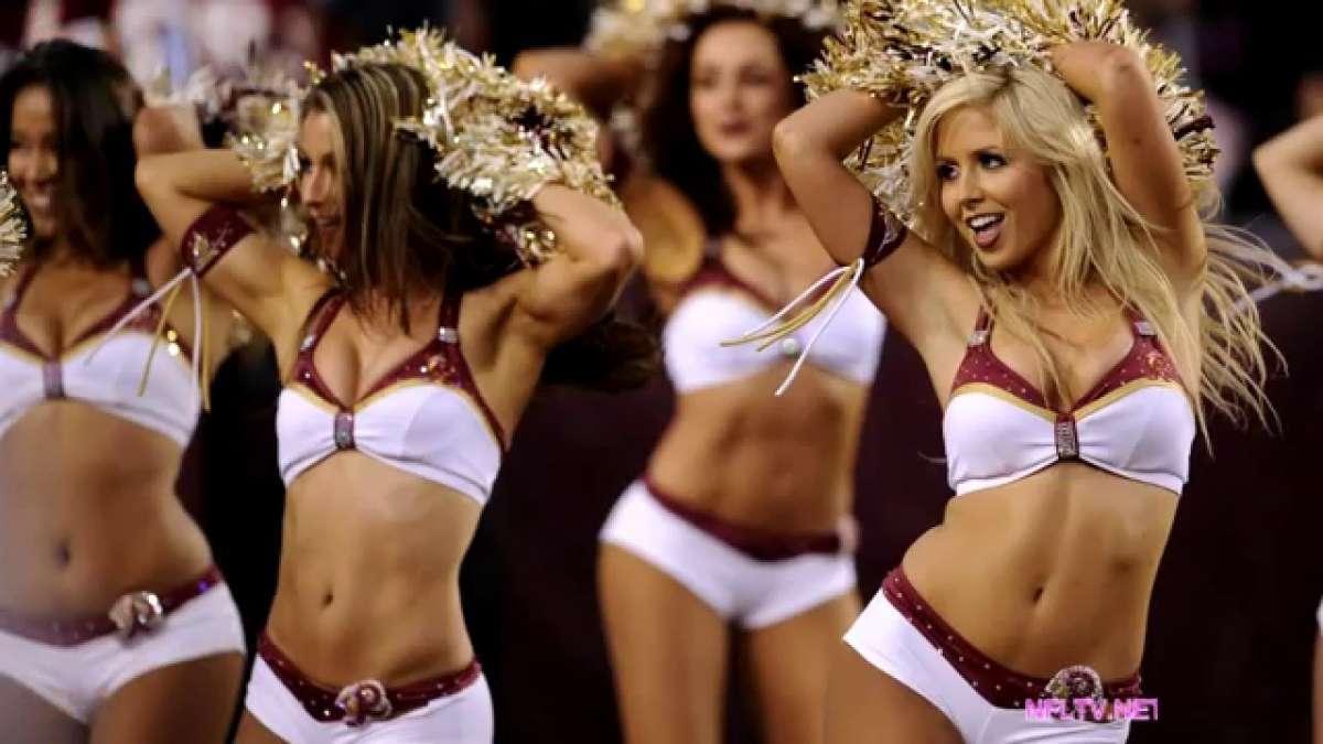 Cheerleaders do Washington Redskins  - Reprodução