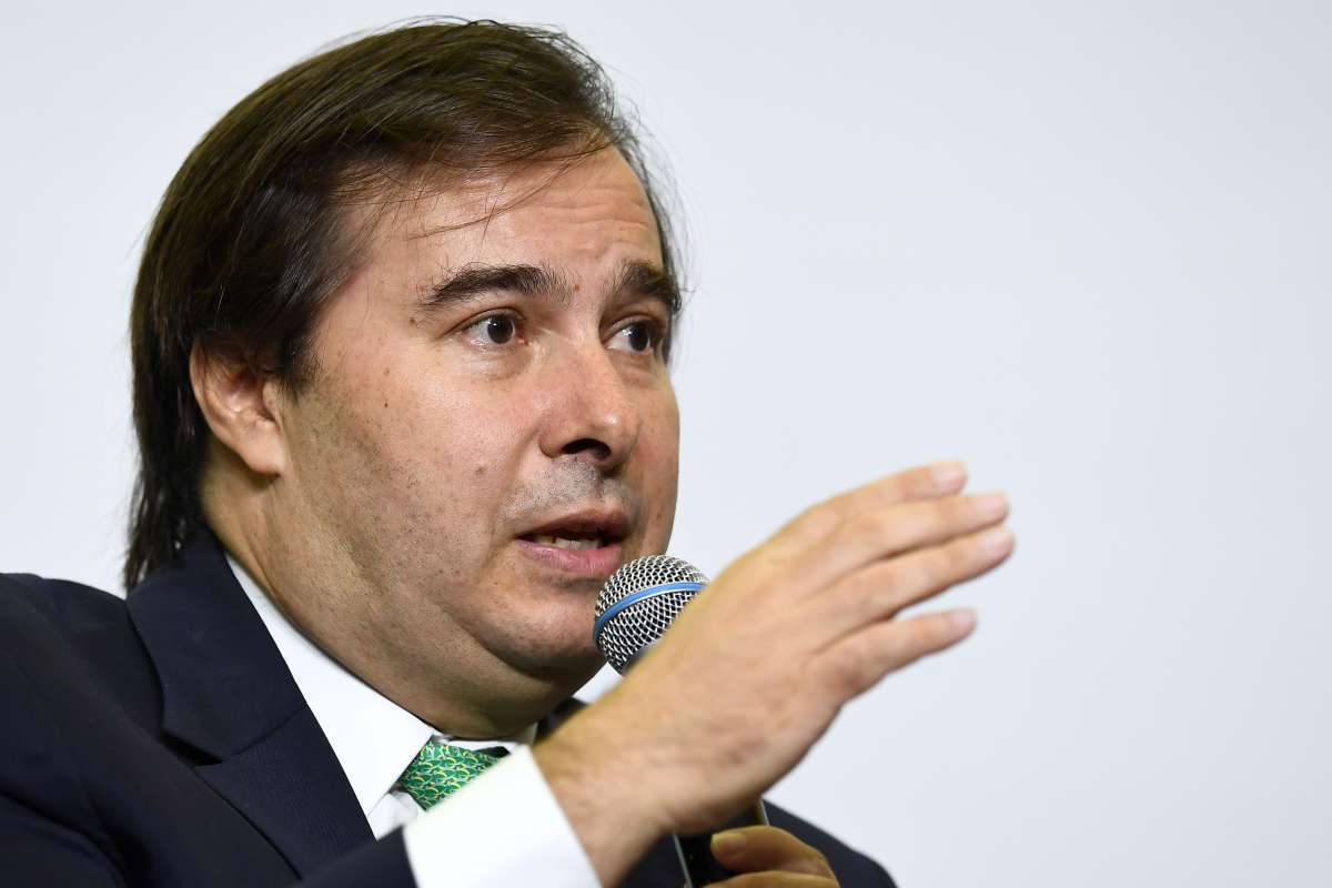 Presidente da C&acirc;mara, Rodrigo Maia - AFP PHOTO / EVARISTO SA