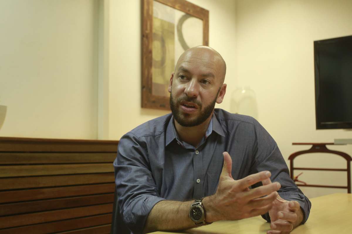 Rio, 06/06/2018. Informe do Dia - Entrevista como novo prefeito de Teres&oacute;polis, Vinicius Claussen. (PPS). Foto - Ma&iacute;ra Coelho / Ag&ecirc;ncia O Dia