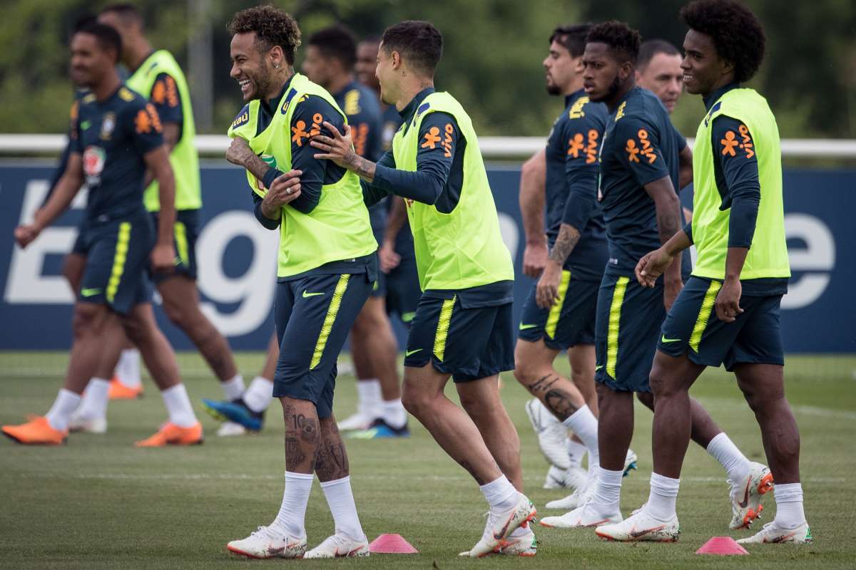 Neymar treinou normalmente nesta quinta-feira - Pedro Martins / MoWA Press