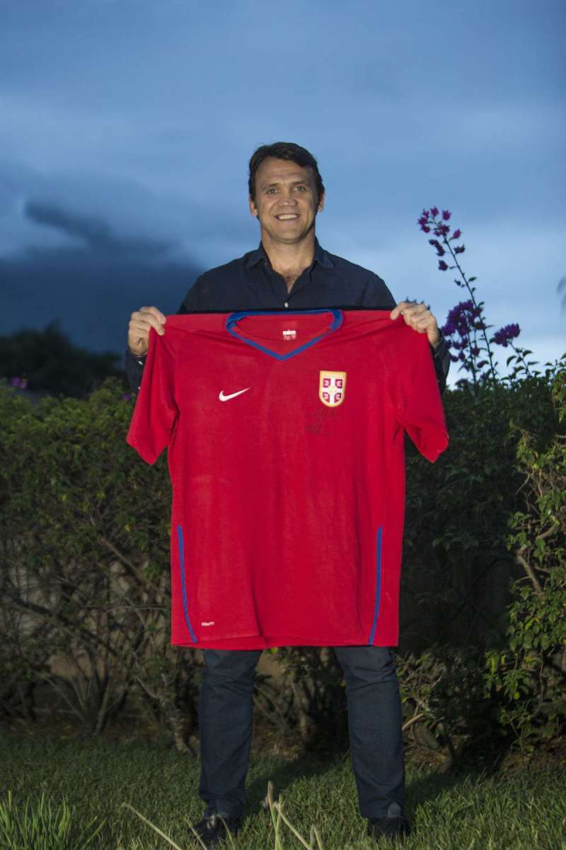 Entrevista com ex-jogador de futebol Dejan Petkovic, mais conhecido como Petkovic, ou  Pet. Hoje trabalha como comentarista esportivo e ex-futebolista sérvio que atuava como meia e atacante. Jogou pelo Flamengo. Foto: Daniel Castelo Branco /Agência O Dia