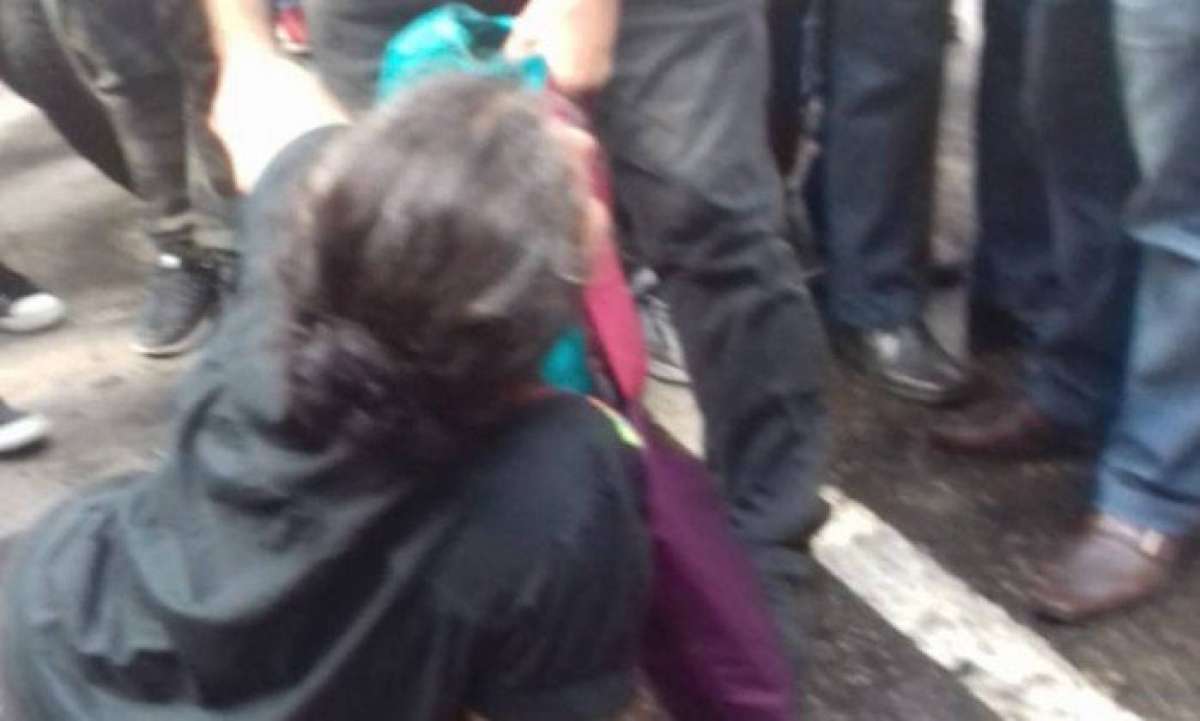 Mulher é atingida por bala perdida no Centro  - Reprodução 