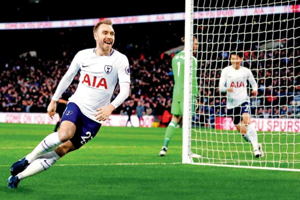 Christian Eriksen, do Tottenham, é o principal nome da Dinamarca - AFP