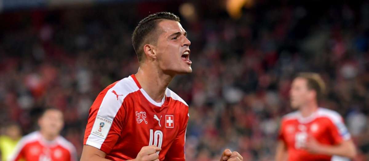 Xhaka é um dos destaques da Suíça - AFP