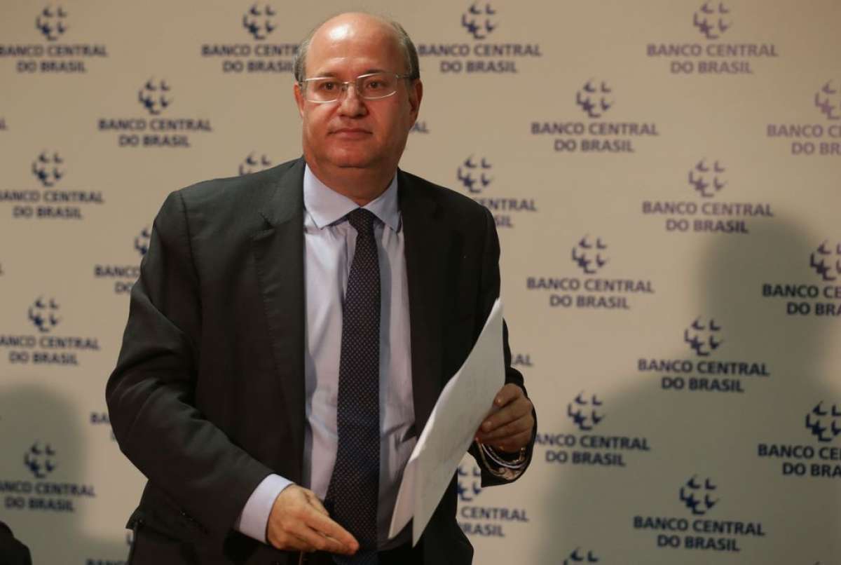 O presidente do Banco Central, Ilan Goldfajn, durante entrevista coletiva sobre o câmbio