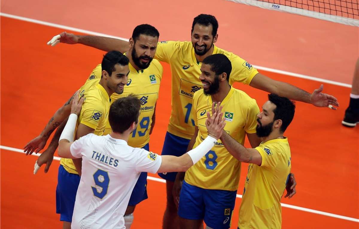Brasil vence a China na Liga das Na&ccedil;&otilde;es por 3 sets a 0 - Reprodu&ccedil;&atilde;o/FIVB