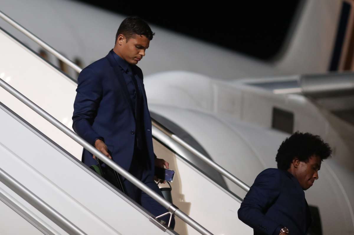 Seleção Brasileira pousou em solo russo na madrugada deste domingo