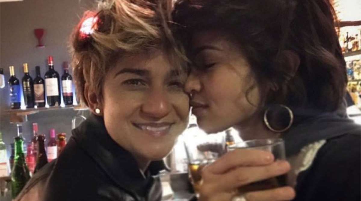 Nanda Costa e a namorada, a percussionista Lan Lanh - Reprodução do Instagram