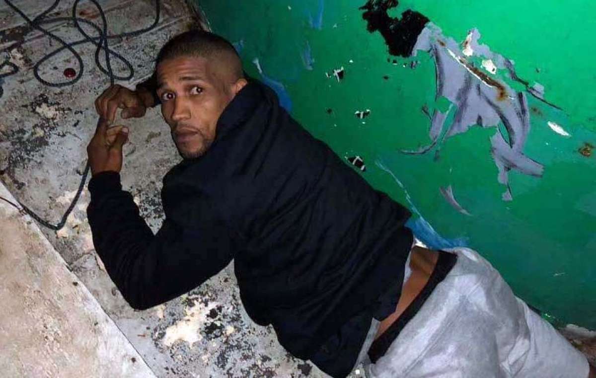 Homem preso na operação