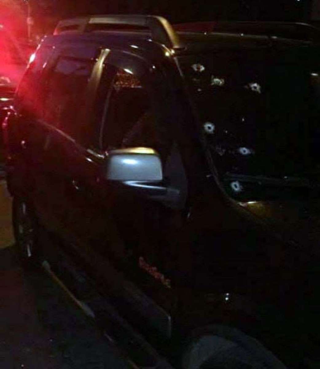 Tiros atingiram lado do carona