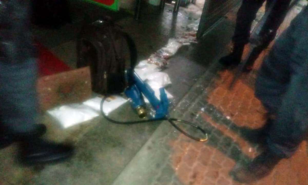 Agentes do GAT estiveram no local