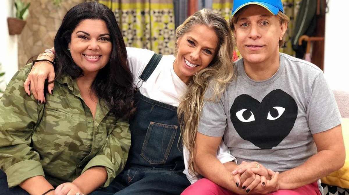 Tom Cavalcante nos bastidores do filme 'Sai de Baixo'