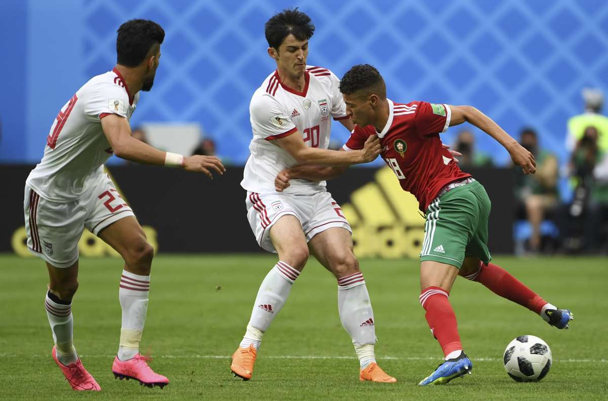 Marrocos e Irã fizeram um jogo de baixo nível técnico