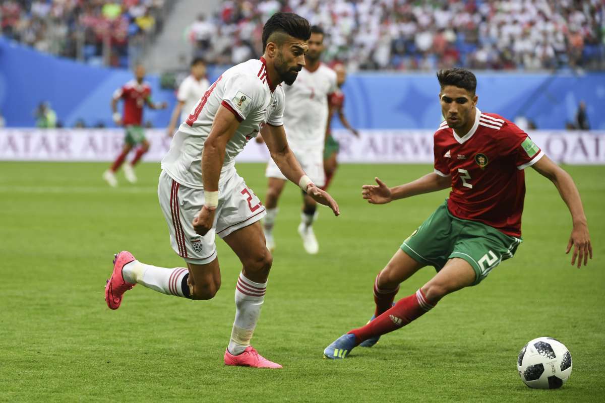 Marrocos e Irã fizeram um jogo de baixo nível técnico