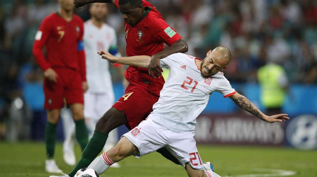 Portugal e Espanha empataram por 3 a 3