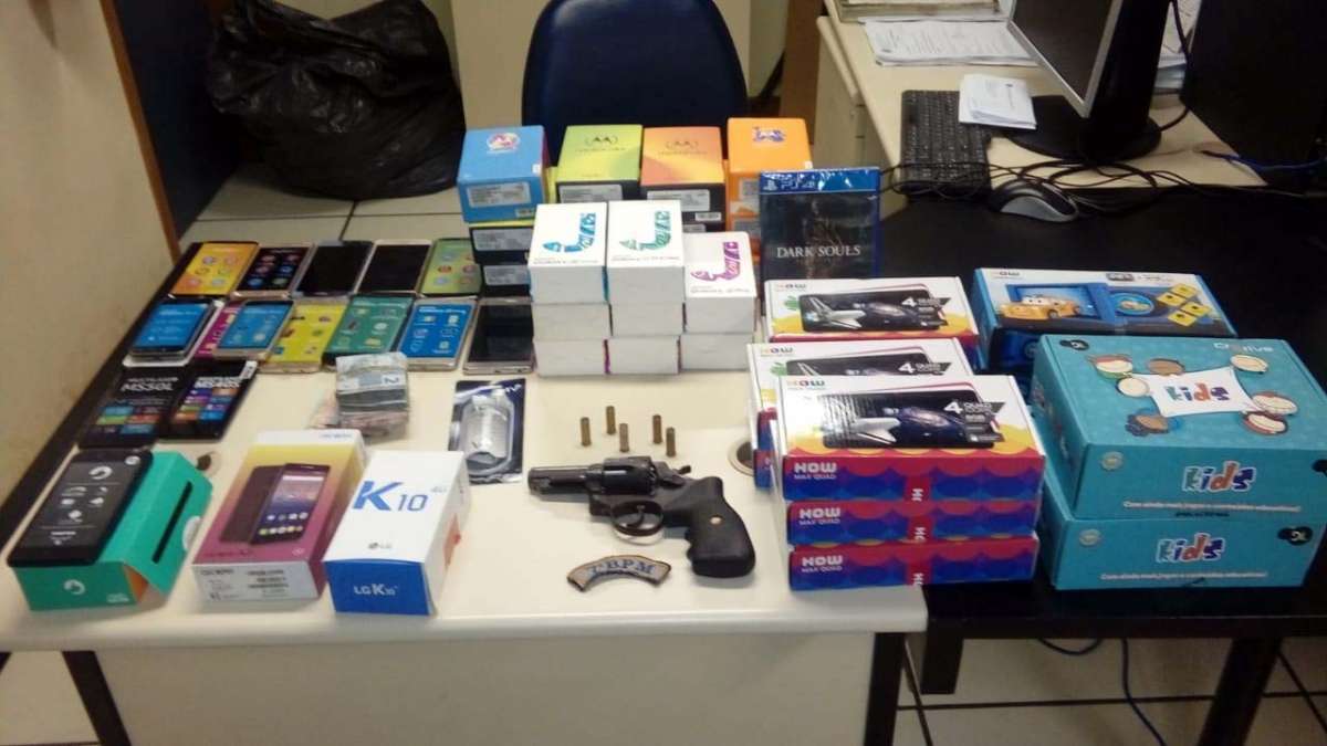 Rev&oacute;lver usado no sequestro