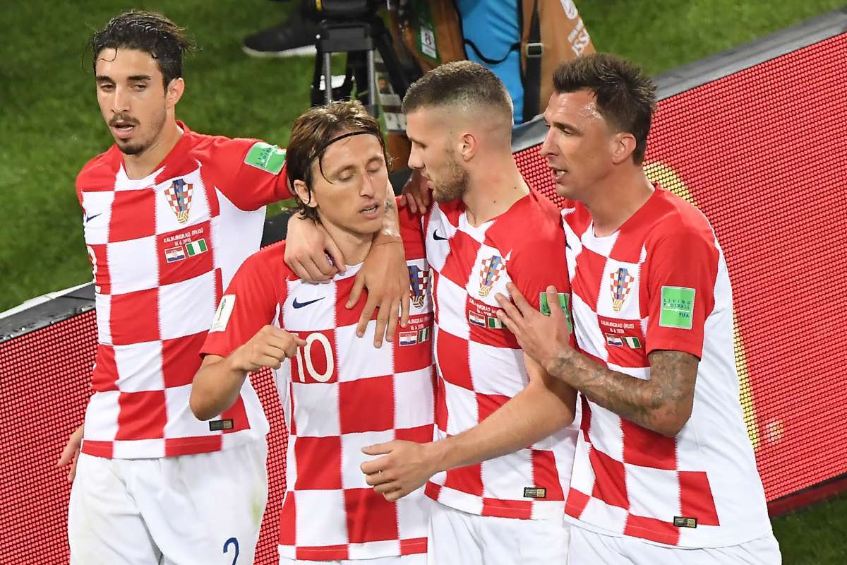 Modric fez o segundo gol da Cro&aacute;cia contra a Nig&eacute;ria