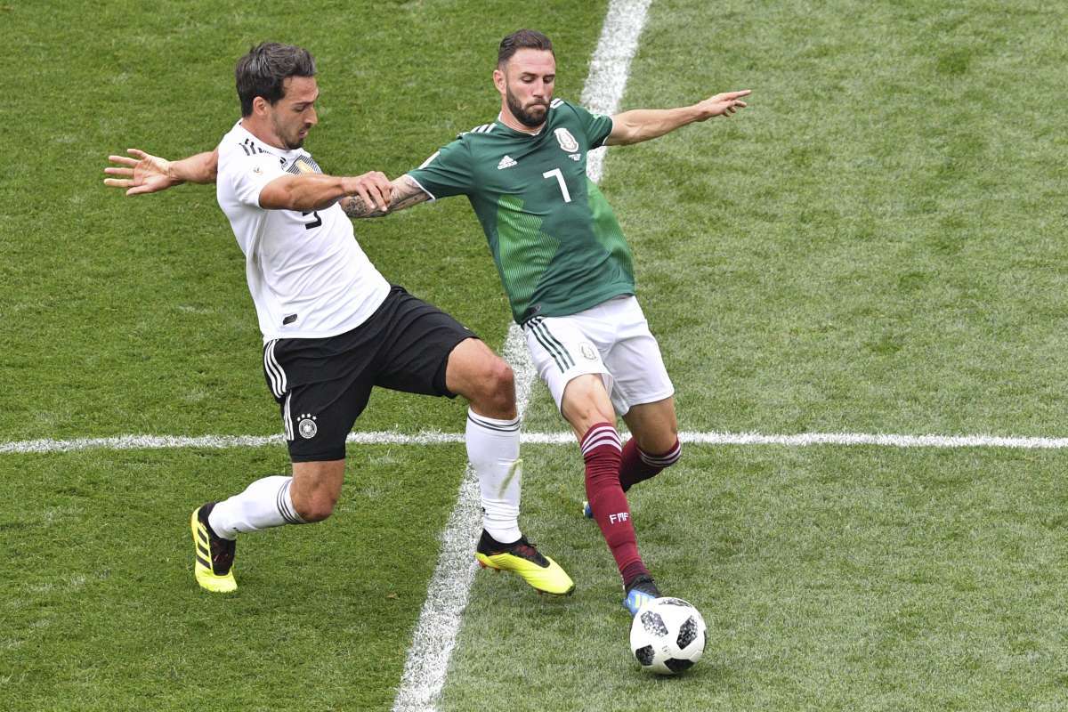 Alemanha e México se enfrentaram neste sábado, em Moscou