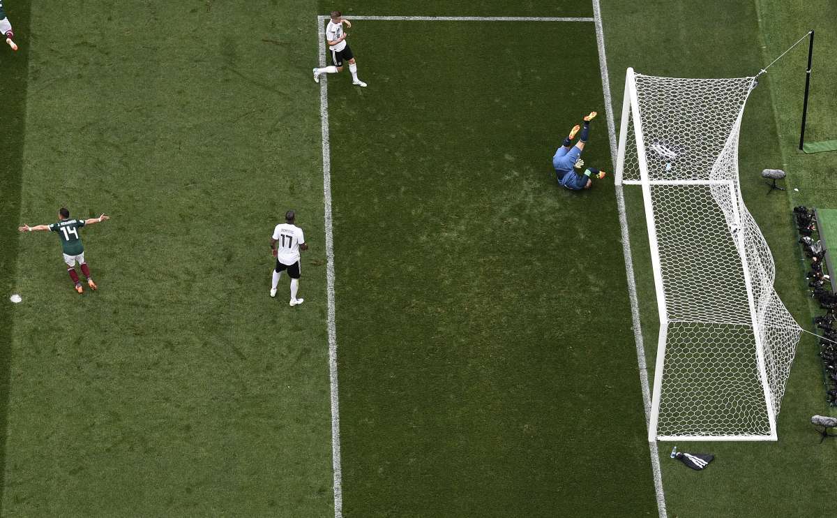 Alemanha e México se enfrentaram neste sábado, em Moscou