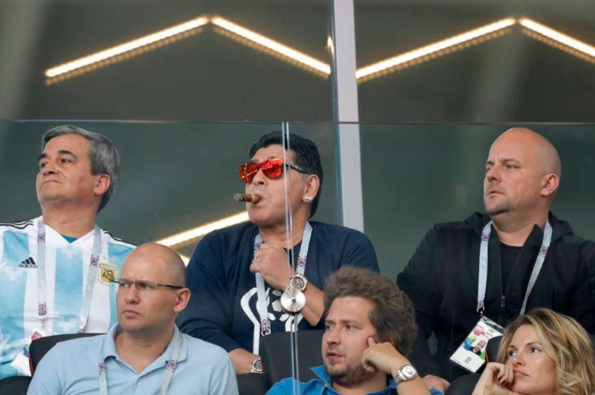 Oficialmente, Diego Armando Maradona já tem cinco filhos - AFP