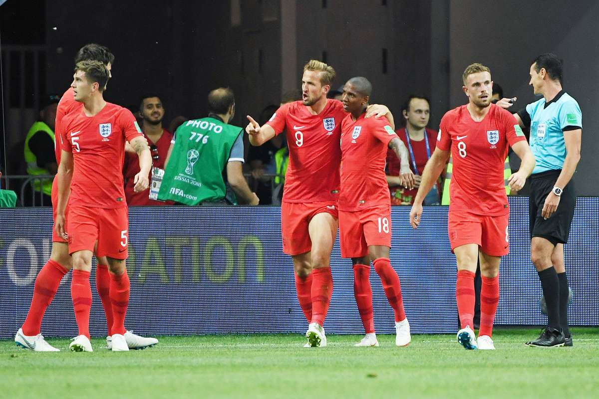 Kane vibra com o gol da vitória inglesa - AFP