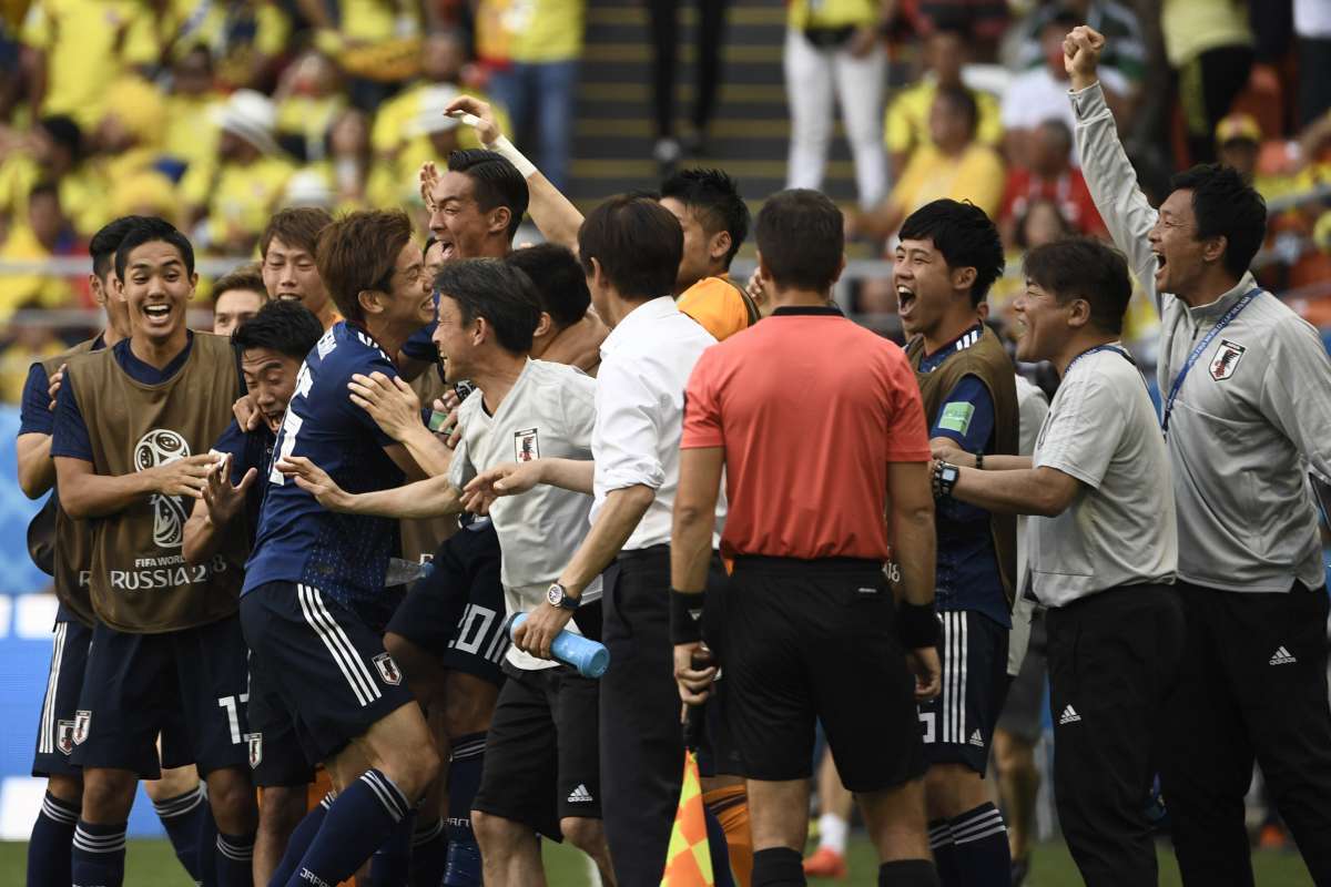 Japão derrotou a Colômbia por 2 a 1 