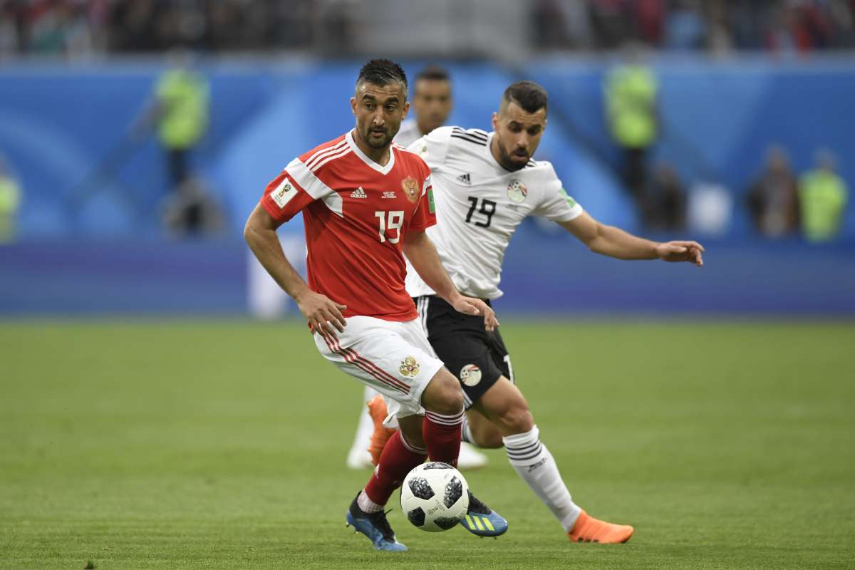 Rússia derrotou o Egito nesta terça-feira