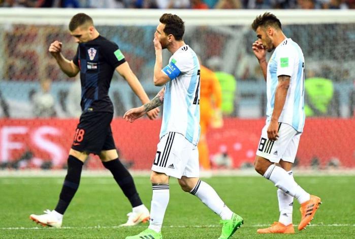 Argentina foi derrotada pela Croácia