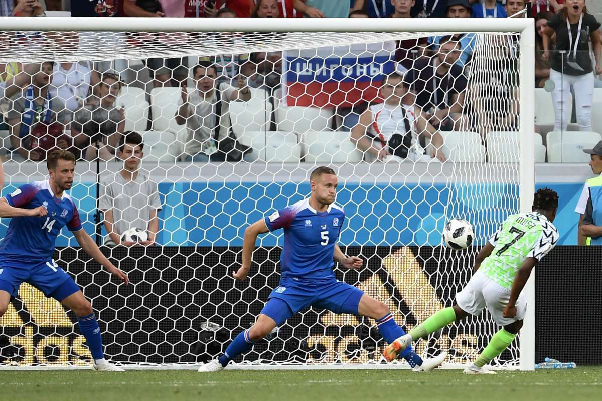 Nigéria derrotou a Islândia na Copa do Mundo