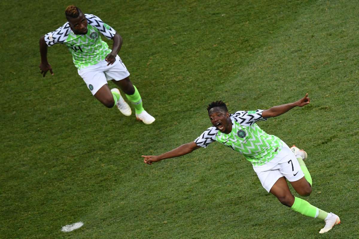 Nigéria derrotou a Islândia na Copa do Mundo