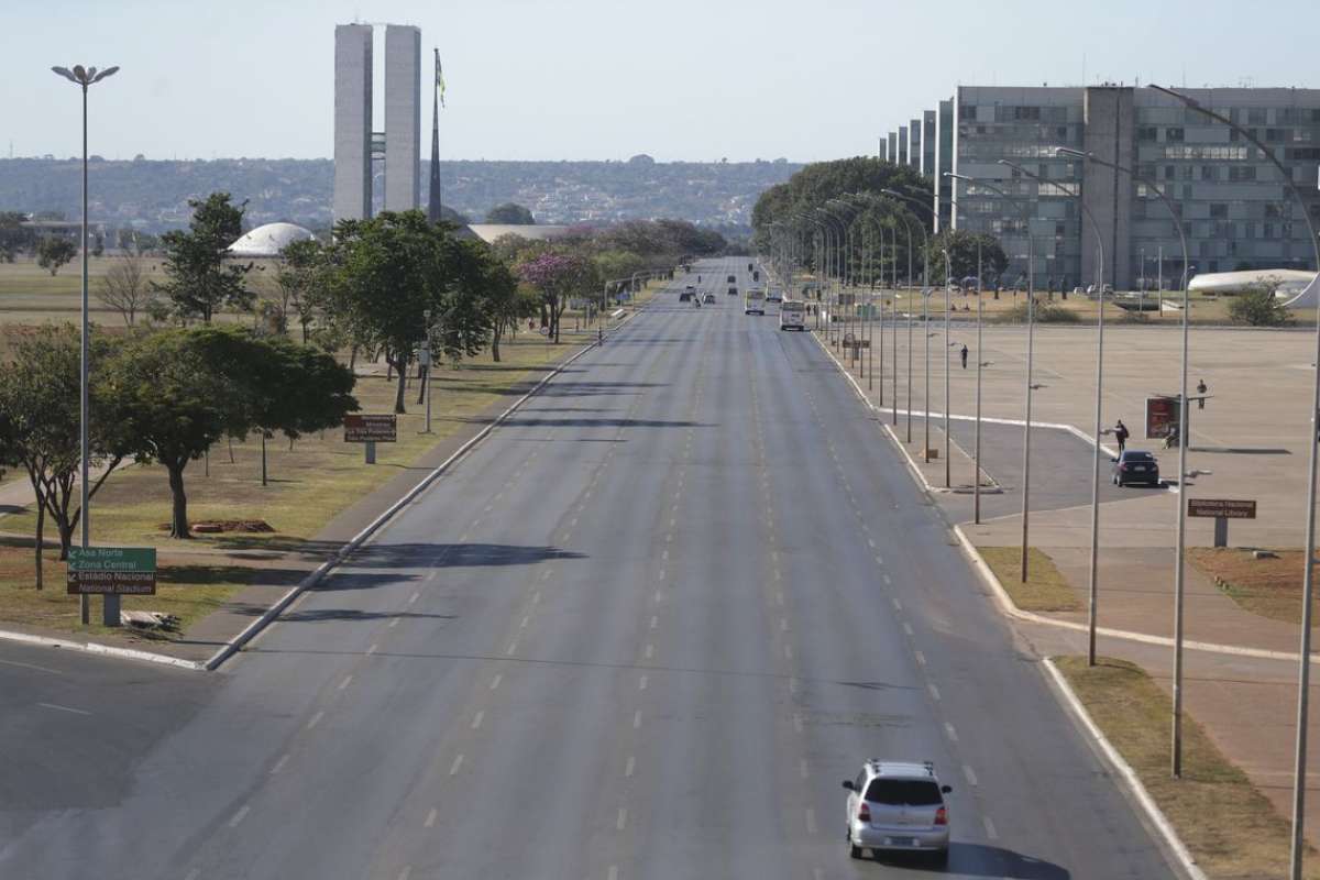 Ruas da capital federal vazias antes do jogo do Brasil na Copa do Mundo 2018 - Marcello Casal/Ag&ecirc;ncia Brasil 