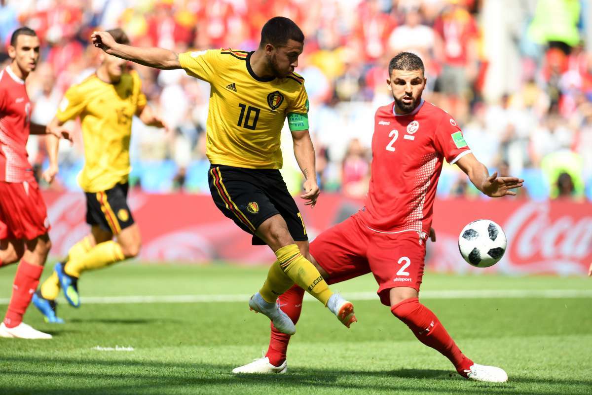 Bélgica e Tunísia se enfrentaram neste sábado pelo grupo F da Copa do Mundo