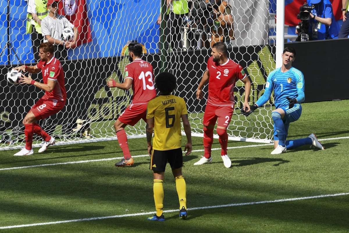 Bélgica e Tunísia se enfrentaram neste sábado pelo grupo F da Copa do Mundo